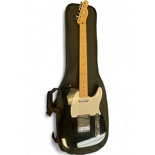 Used Fender PLAYER II TELECASTER Black and White Solid Body Electric Guitar