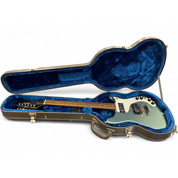 Used Epiphone 150th Anniversary Wilshire Pacific Blue Solid Body Electric Guitar