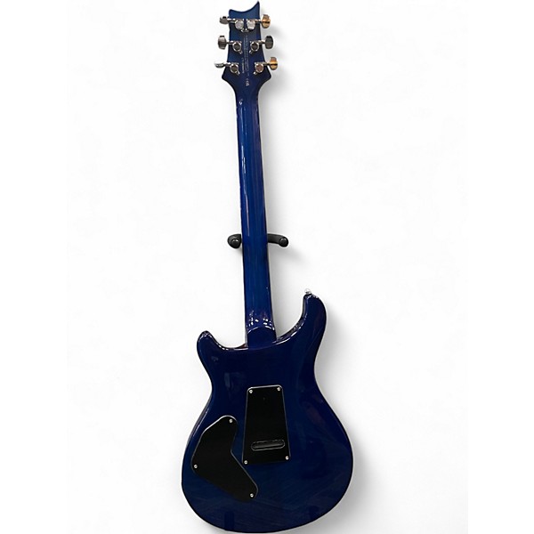 Used PRS Se Custom 24 Piezo Semi-Hollow Lake Blue Hollow Body Electric Guitar