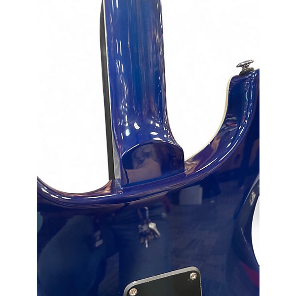 Used PRS Se Custom 24 Piezo Semi-Hollow Lake Blue Hollow Body Electric Guitar