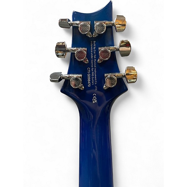 Used PRS Se Custom 24 Piezo Semi-Hollow Lake Blue Hollow Body Electric Guitar