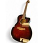 Used Ibanez AC300E red Acoustic Electric Guitar