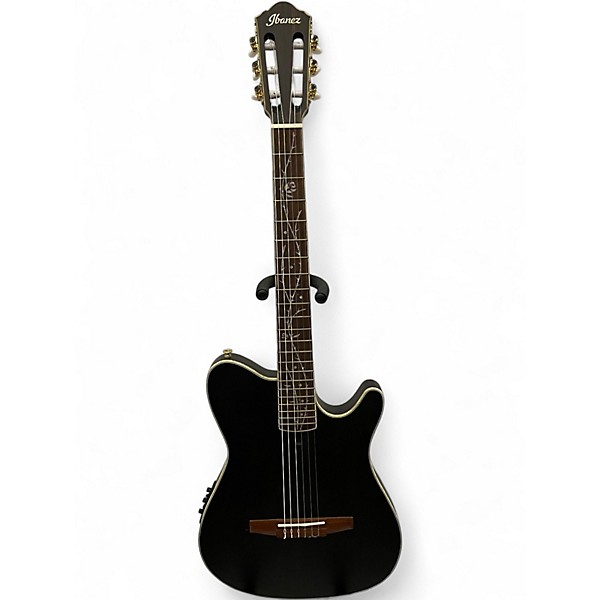 Used 2024 Ibanez TOD10N Tim Henson Signature Black Flat Classical Acoustic Electric Guitar