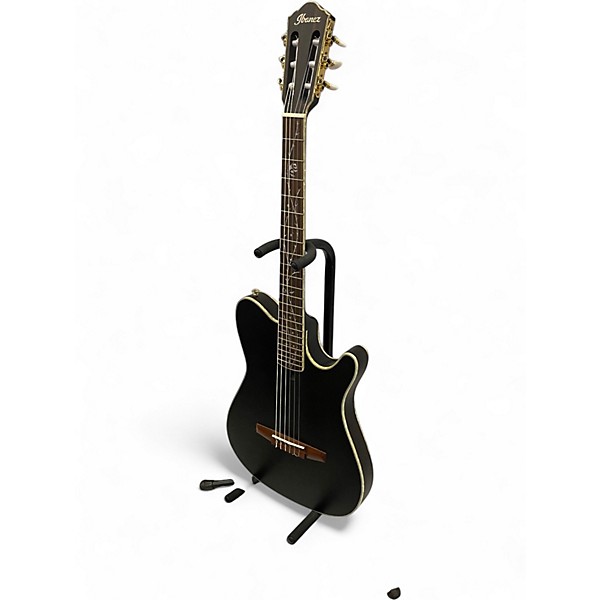 Used 2024 Ibanez TOD10N Tim Henson Signature Black Flat Classical Acoustic Electric Guitar