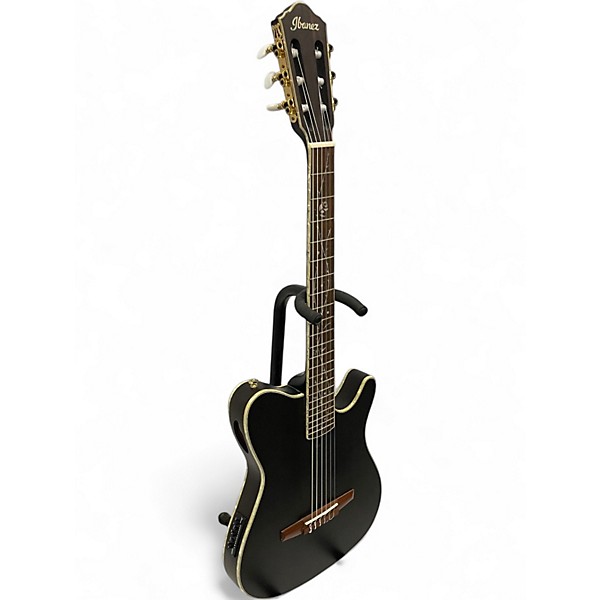 Used 2024 Ibanez TOD10N Tim Henson Signature Black Flat Classical Acoustic Electric Guitar