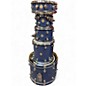 Used DW 5 Piece Collectors Series Blue Broken Glass Drum Kit