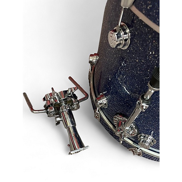 Used DW 5 Piece Collectors Series Blue Broken Glass Drum Kit