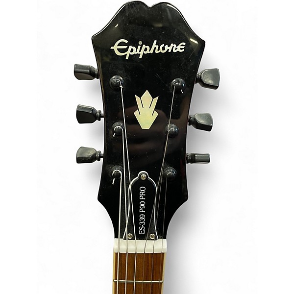 Used Epiphone ES339 P90 Pro Cherry Hollow Body Electric Guitar