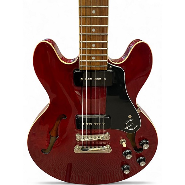 Used Epiphone ES339 P90 Pro Cherry Hollow Body Electric Guitar