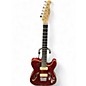 Used Harley Benton TE 90 QM Trans Red Hollow Body Electric Guitar thumbnail