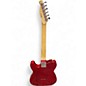 Used Harley Benton TE 90 QM Trans Red Hollow Body Electric Guitar