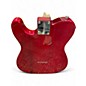 Used Harley Benton TE 90 QM Trans Red Hollow Body Electric Guitar