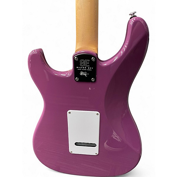 Used PRS SE Silver Sky Purple Solid Body Electric Guitar