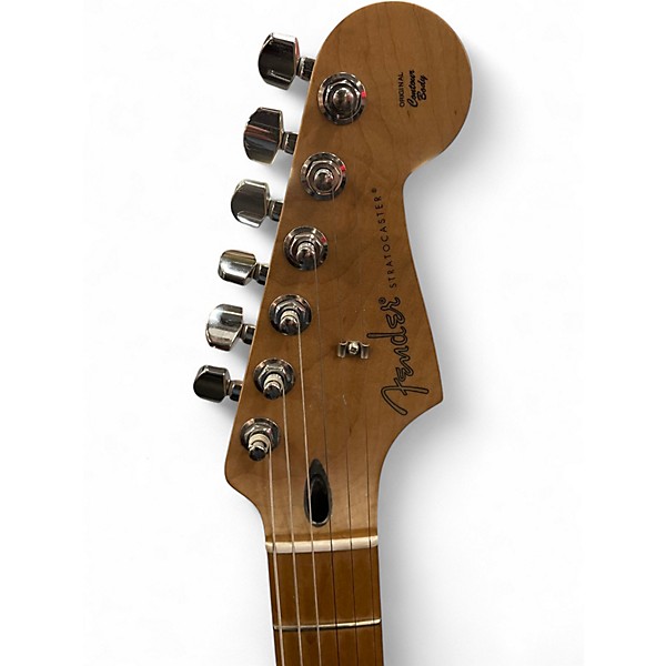 Used 2023 Fender dELUXE PLAYER STRATOCASTER Surf Green Solid Body Electric Guitar