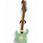 Used 2023 Fender dELUXE PLAYER STRATOCASTER Surf Green Solid Body Electric Guitar