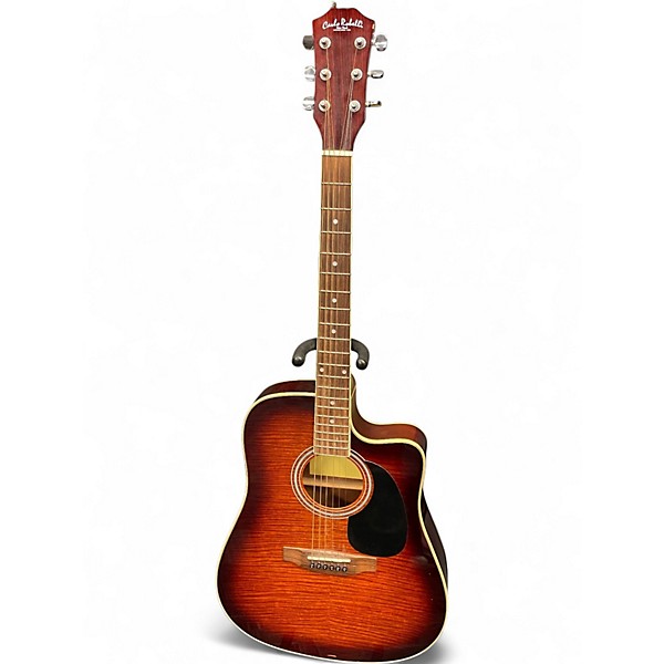 Used Carlo Robelli ThinLine 2 Color Sunburst Acoustic Guitar