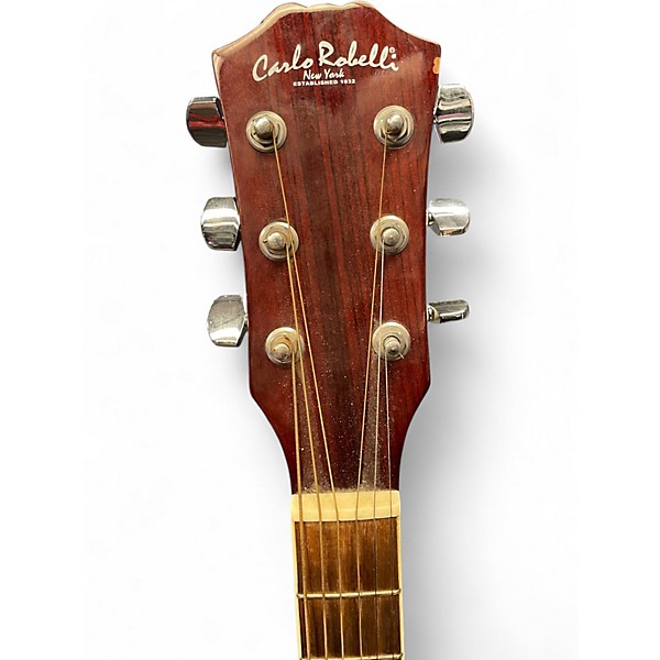 Used Carlo Robelli ThinLine 2 Color Sunburst Acoustic Guitar