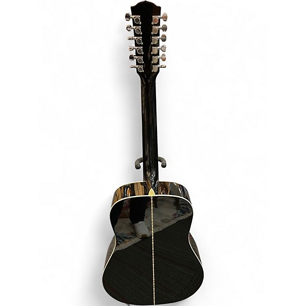 Used Fender CD160E Black 12 String Acoustic Electric Guitar