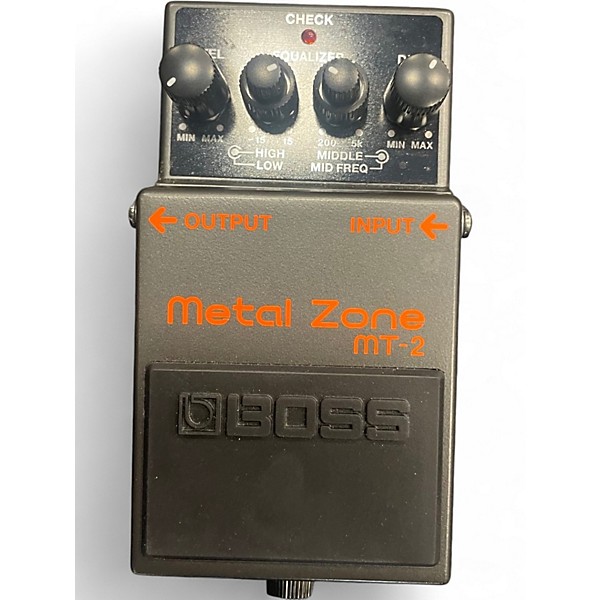 Used BOSS MT2 Metal Zone Distortion Effect Pedal