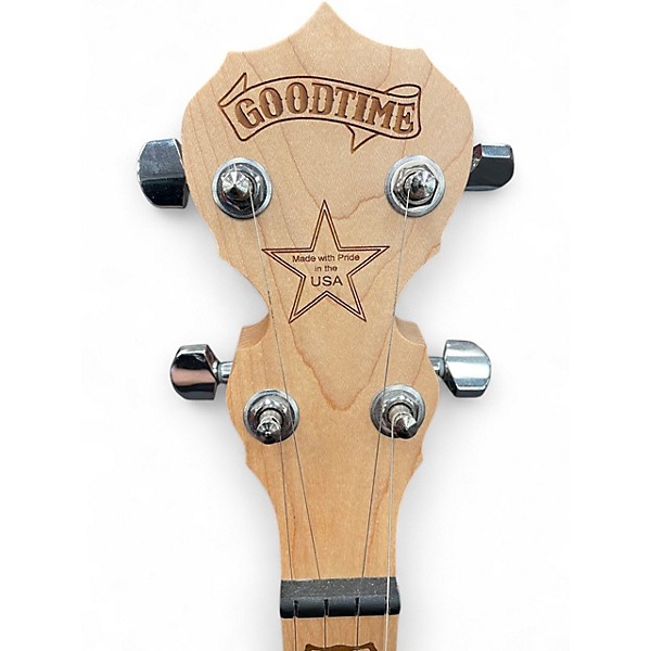 Used Deering Goodtime 5 String Openback Left-handed Natural Banjo