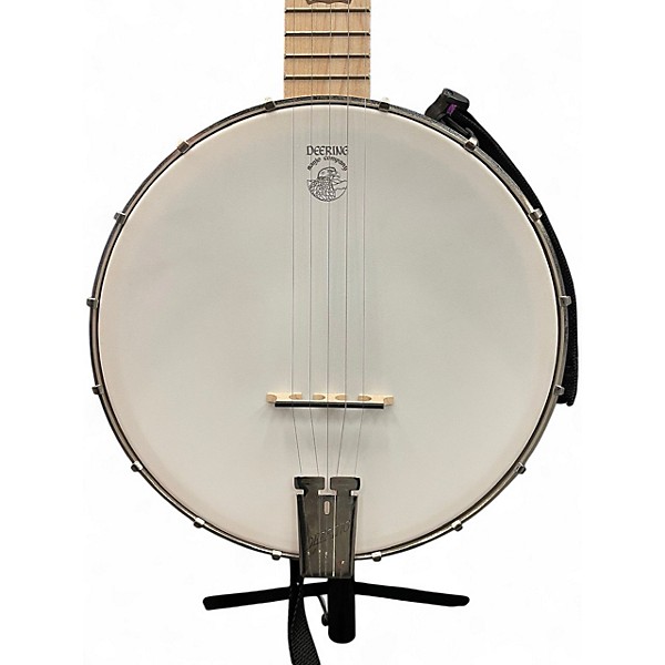 Used Deering Goodtime 5 String Openback Left-handed Natural Banjo
