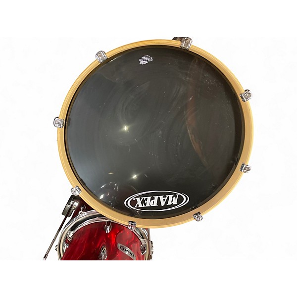 Used Mapex 5 Piece M SERIES 5 PIECE KIT RED SATIN FLAME Drum Kit