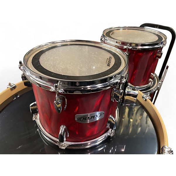 Used Mapex 5 Piece M SERIES 5 PIECE KIT RED SATIN FLAME Drum Kit
