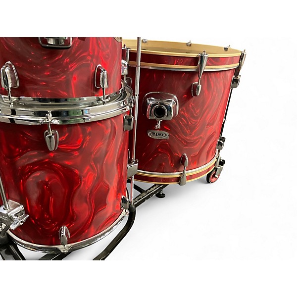 Used Mapex 5 Piece M SERIES 5 PIECE KIT RED SATIN FLAME Drum Kit