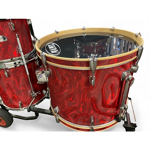 Used Mapex 5 Piece M SERIES 5 PIECE KIT RED SATIN FLAME Drum Kit