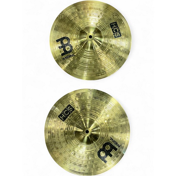 Used MEINL 13in HCS Hi Hat Pair Cymbal