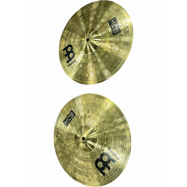 Used MEINL 13in HCS Hi Hat Pair Cymbal