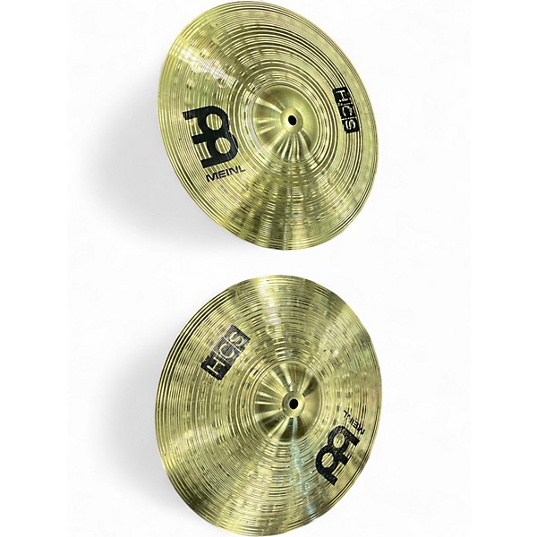 Used MEINL 13in HCS Hi Hat Pair Cymbal