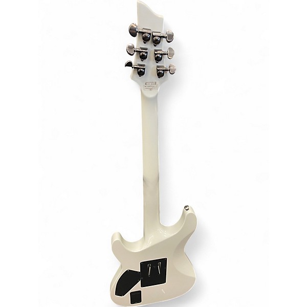 Used Schecter Guitar Research Hellraiser C1 Floyd Rose Alpine White Solid Body Electric Guitar