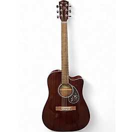 Used Fender CD60CE Mahogany Natural Acoustic Electric Guitar