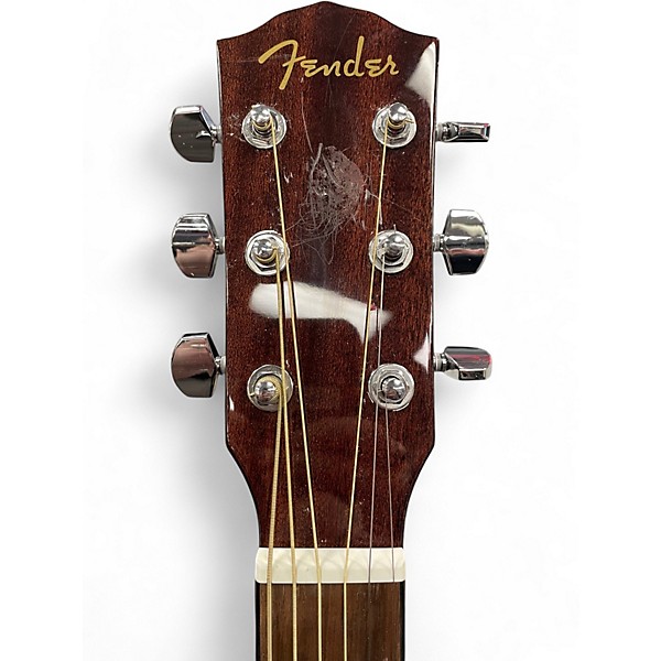 Used Fender CD60CE Mahogany Natural Acoustic Electric Guitar