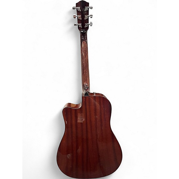 Used Fender CD60CE Mahogany Natural Acoustic Electric Guitar