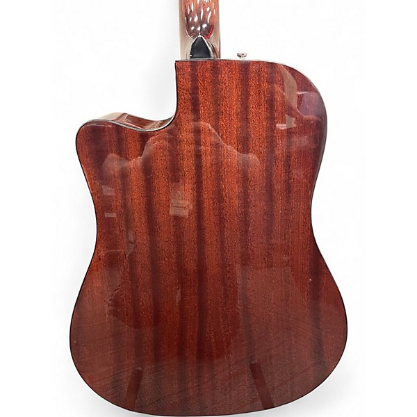 Used Fender CD60CE Mahogany Natural Acoustic Electric Guitar
