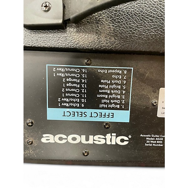 Used Acoustic AG30 30W 1X8 Acoustic Guitar Combo Amp
