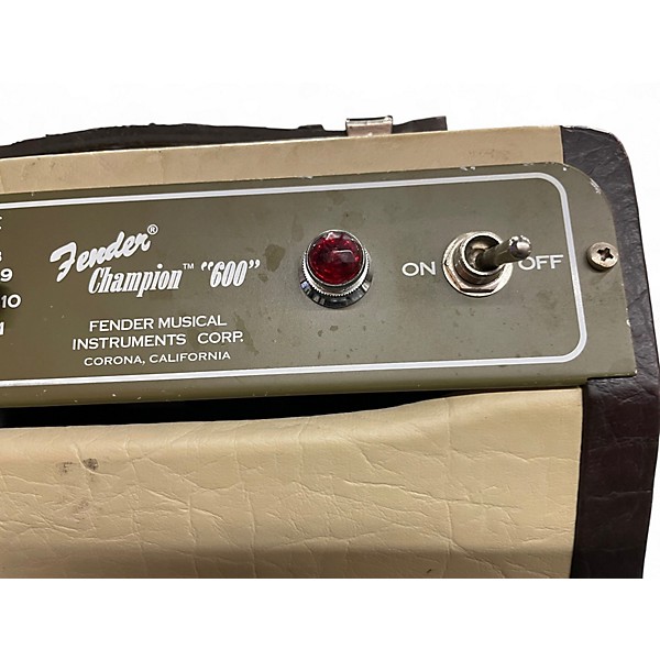 Used Fender Champion 600 5W 1X6 Tube Guitar Combo Amp