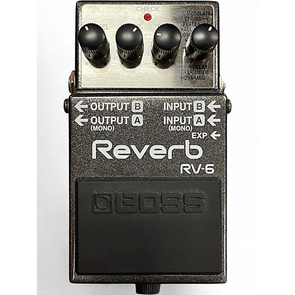 Used BOSS RV6 Digital Reverb Effect Pedal