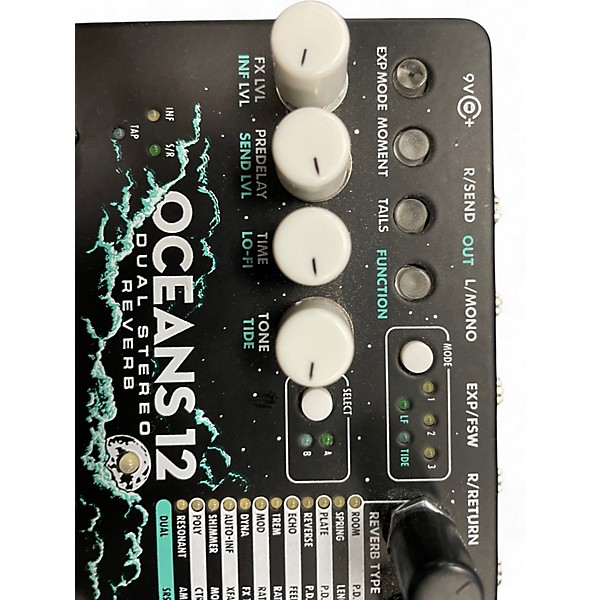 Used Electro-Harmonix OCEANS 12 Effect Pedal