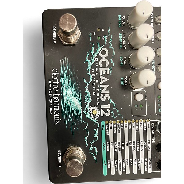 Used Electro-Harmonix OCEANS 12 Effect Pedal