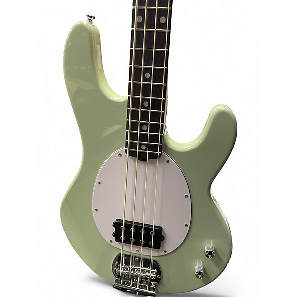 Used Sterling by Music Man Stingray Seafoam Green Electric Bass Guitar