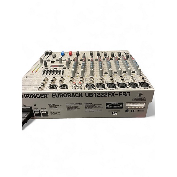 Used Behringer EURORACK UB1222FX - PRO Powered Mixer