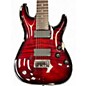 Used Schecter Guitar Research Damien Elite 7 Crimson Red Burst Solid Body Electric Guitar
