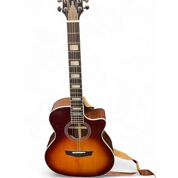 Used D'Angelico Premier Series 2 Color Sunburst Solid Body Electric Guitar