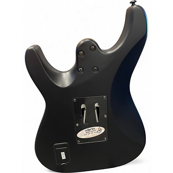 Used Schecter Guitar Research Sun Valley Super Shredder Black Solid Body Electric Guitar