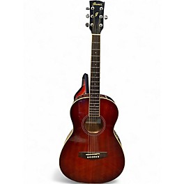Used Ibanez PN12E Vintage Mahogany Sunburst Acoustic Electric Guitar