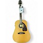 Used Epiphone MASTERBILT AJ-500R Natural Acoustic Electric Guitar thumbnail