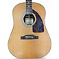 Used Epiphone MASTERBILT AJ-500R Natural Acoustic Electric Guitar